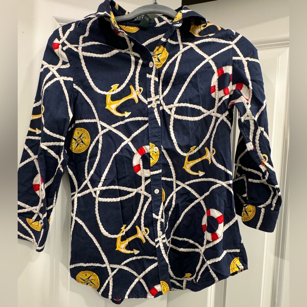 Ralph lauren women button down shirt